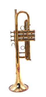 Rare Kanstul 1510 C Trumpet in Gold Plate