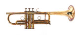 Rare Kanstul 1510 C Trumpet in Gold Plate