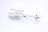 S.E. Shires Q9 Series Piccolo Trumpet in Silver Plate