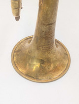 From Trent's Collection!  1940 French Besson Brevete'  Trumpet in Raw Brass 