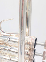 Masterful Player:  Pre-Owned B&S eXquisite Trumpet in Silver Plate