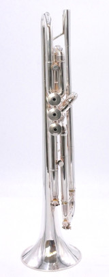The Classic Commercial Sound! Pre-Owned Calicchio 1s/2 Trumpet in Silver Plate 