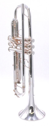 The Classic Commercial Sound! Pre-Owned Calicchio 1s/2 Trumpet in Silver Plate 