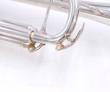 The Classic Commercial Sound! Pre-Owned Calicchio 1s/2 Trumpet in Silver Plate 