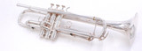 The Classic Commercial Sound! Pre-Owned Calicchio 1s/2 Trumpet in Silver Plate 