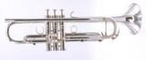 The Classic Commercial Sound! Pre-Owned Calicchio 1s/2 Trumpet in Silver Plate 