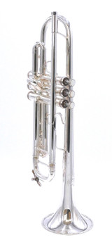 Pre-Owned Bach Stradivarius 43H/43 Trumpet in Silver Plate w/Heavyweight Bell!