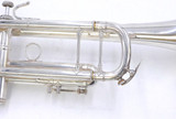 Pre-Owned Bach Stradivarius 43H/43 Trumpet in Silver Plate w/Heavyweight Bell!