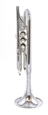 Pre-Owned Yamaha 6610s Eb/D Trumpet in Silver Plate 