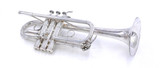 Pre-Owned Yamaha 6610s Eb/D Trumpet in Silver Plate 