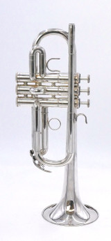 Pre-Owned Yamaha 6610s Eb/D Trumpet in Silver Plate 