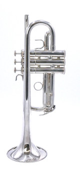 Pre-Owned Yamaha 6610s Eb/D Trumpet in Silver Plate 