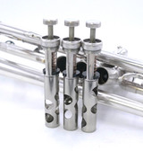 Pre Owned  Getzen Genesis 3003 Custom Trumpet in Bushed Silver Finish!   A Stunner! 