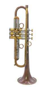 Pre-Owned Del Quadro "Grizzly" Trumpet in Raw Brass 