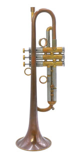 Pre-Owned Del Quadro "Grizzly" Trumpet in Raw Brass 