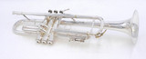 Budget friendly Bach Stradivarius Model 72 Trumpet in Silver Plate W/ LR-43 Leadpipe