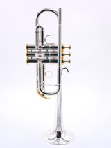 Awesome Y-Fort Custom YTR741 741  C Trumpet in Silver Plate!