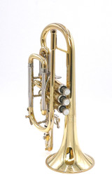  Bach Large Bore  Stradivarius 184  Shepherds' Crook Cornet: Great player!