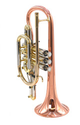 Pre-Owned Getzen 3850 Custom Series cornet in Clear Lacquer 