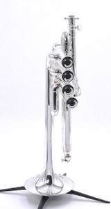 Bundle Deal S.E. Shires Q9 Series Piccolo Trumpet in Silver Plate (includes mute, stand, and mouthpiece pouch)