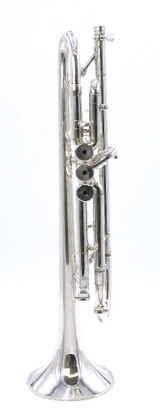 Custom Edwards Gen III Bb Trumpet in silver plate