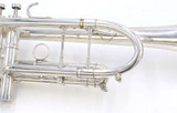 Custom Edwards Gen III Bb Trumpet in silver plate