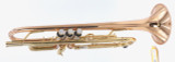 Cool  one-of-a-kind  Adams A1 Gen  1.5  Trumpet  with two bells,  tuning slides, and red brass a1v2 bell!