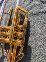 Early 1960's King Silvertone Cornet, formerly owned by Terry Warburton! 