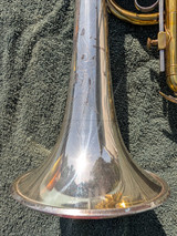 Early 1960's King Silvertone Cornet, formerly owned by Terry Warburton! 