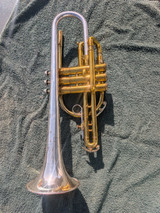 Early 1960's King Silvertone Cornet, formerly owned by Terry Warburton! 