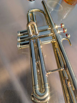 super cool  1937 Conn 48A Vocabell Long Cornet:  a Chameleon!