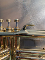 super cool  1937 Conn 48A Vocabell Long Cornet:  a Chameleon!