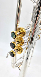 B Stock Y-Fort Custom YTR741 741  C Trumpet in Silver Plate!