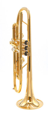 A Rare Beast indeed:   Monette MF Trumpet in Polished  Gold Plate