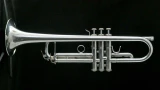 B-Stock Manchester Brass Custom RL-GB Professional Bb Trumpet in Silver Plate