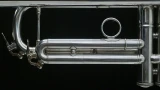 B-Stock Manchester Brass Custom RL-GB Professional Bb Trumpet in Silver Plate