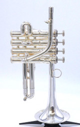 Pre-Owned Larson Piccolo Trumpet in Silver Plate 