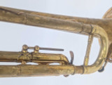 Christmas in July sale from T's quiver!   1940 French Besson Brevete'  Trumpet in Raw Brass