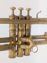 Christmas in July sale from T's quiver!   1940 French Besson Brevete'  Trumpet in Raw Brass