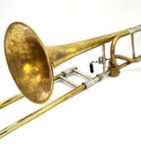 Pre-Owned Courtois AC420 Tenor Trombone in Raw Brass with Hagmann valve