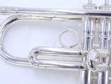 Pre-Owned Carolbrass CTR-5060-L-YLT-Bb-S Trumpet in Silver Plate 