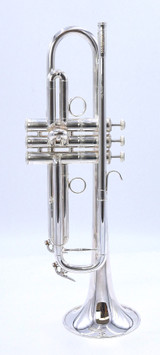 Pre-Owned Carolbrass CTR-5060-L-YLT-Bb-S Trumpet in Silver Plate 