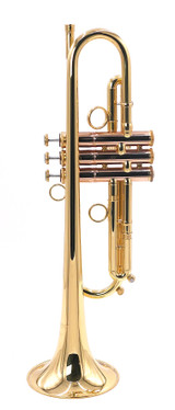 Back in stock!  Carolbrass Andrea Giuffriedi All Around Trumpet in Clear Lacquer