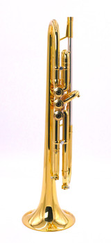 Back in stock!  Carolbrass Andrea Giuffriedi All Around Trumpet in Clear Lacquer