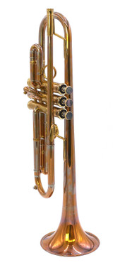 Incredible Custom Carol Brass Custom Bronze 4440L-PSM Trumpet in Amber Lacquer 
