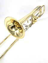 Rath R9 Custom Series Bb/F/Gb/D Bass Trombone in Clear Lacquer
