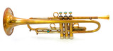 Monster  Del Quadro  Superhorn with three bells, twin tube leadpipe, and MAW valves!