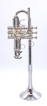 Pre-Owned Schagerl 'Phoibe' Eb Trumpet in Silver Plate 