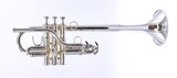 Pre-Owned Schagerl 'Phoibe' Eb Trumpet in Silver Plate 