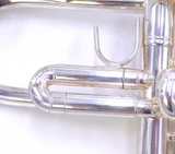 Pre-Owned Bach Stradivarius 37 Medium Bore Trumpet in Silver Plate w/ Melk MTV-525 Leadpipe